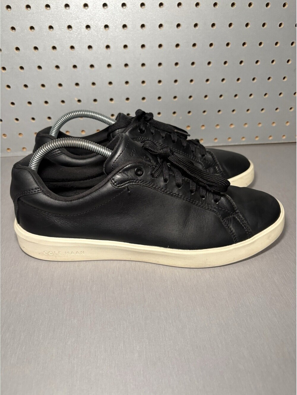 Cole Haan Grand Crosscourt Daily Shoes Mens Sz 9.5 Black Leather Sneaker C40224